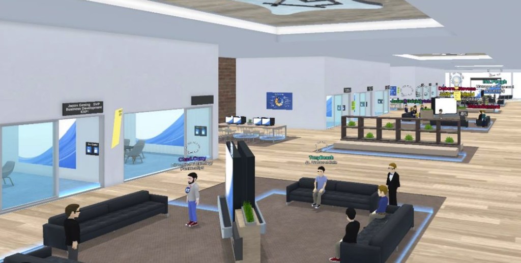 An interior of the Virbela complex, courtesy Virbela.com